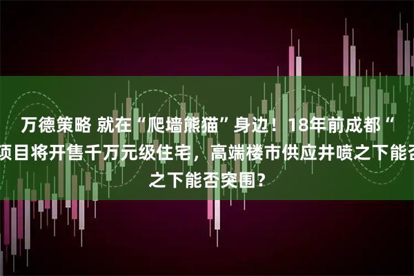 万德策略 就在“爬墙熊猫”身边!18年前成都“地王”项目将开售千万元级住宅,高端楼市供应井喷之下能否突围?