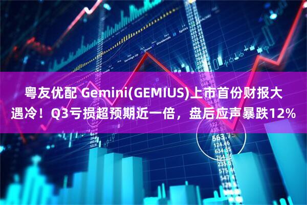 粤友优配 Gemini(GEMIUS)上市首份财报大遇冷！Q3亏损超预期近一倍，盘后应声暴跌12%