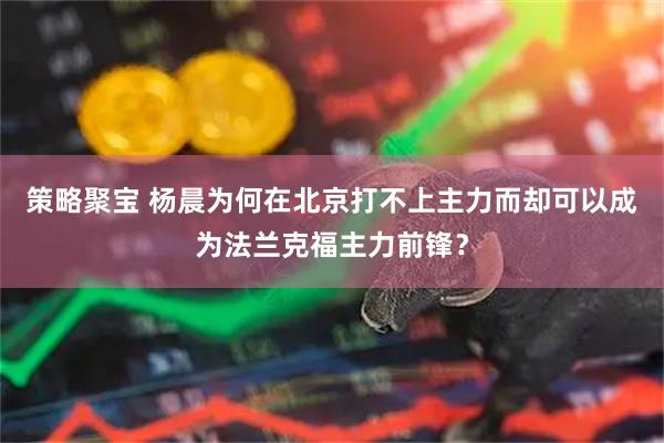 策略聚宝 杨晨为何在北京打不上主力而却可以成为法兰克福主力前锋？